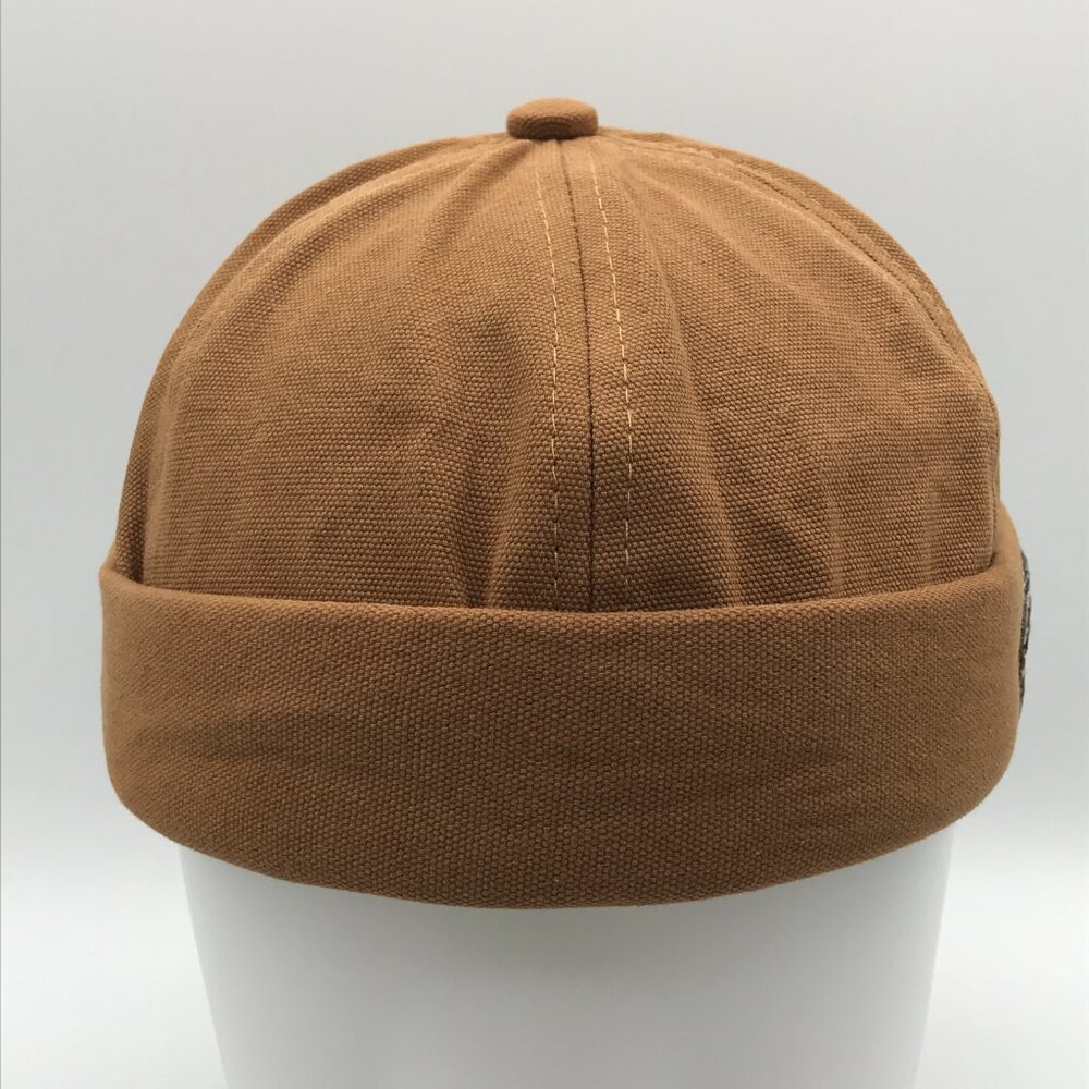 Denim Supplies Dry Goods Supplies Adult's Brown Brimless Beanie Cap Skullcap